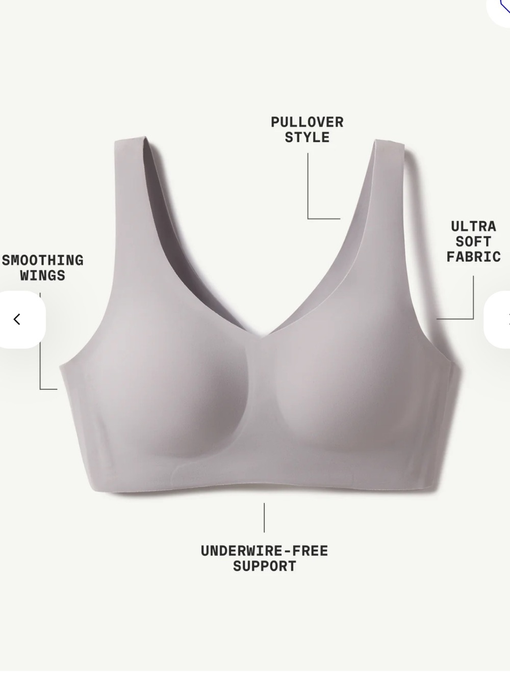 Honeylove Smooth White Wireless Support Bra View 6